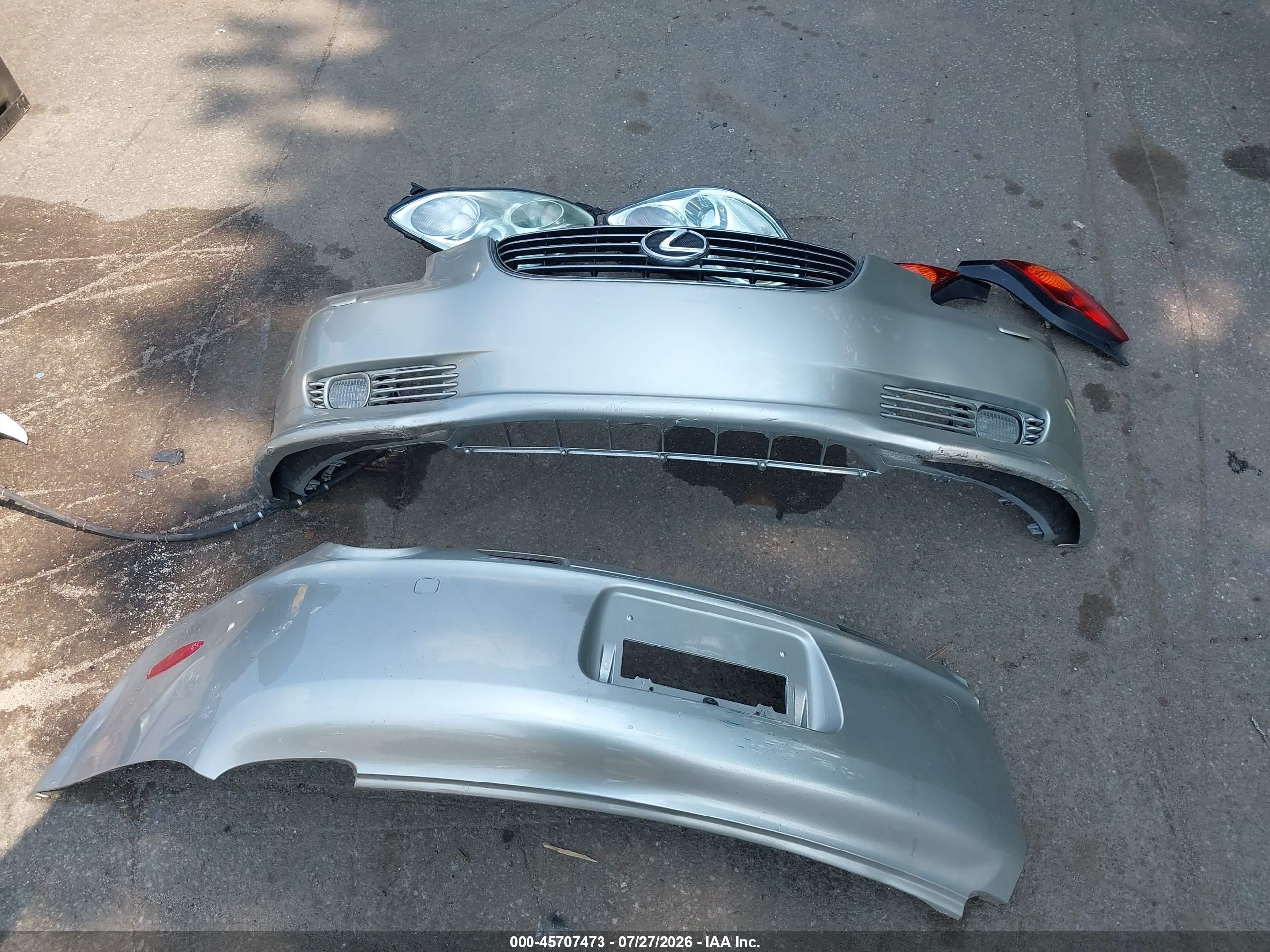2004 Lexus Sc 430   Silver vin: JTHFN48YX40055489