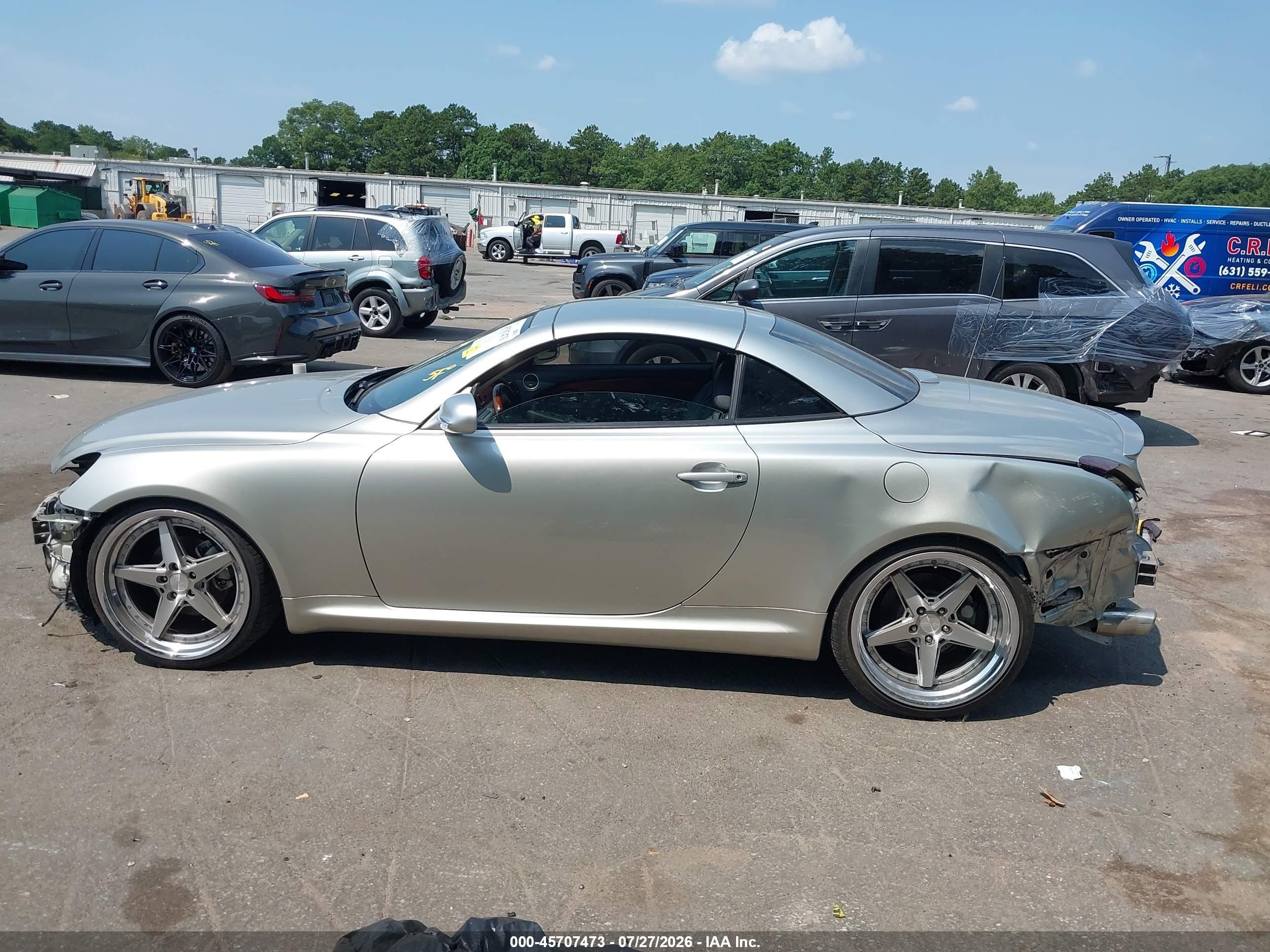 2004 Lexus Sc 430   Silver vin: JTHFN48YX40055489