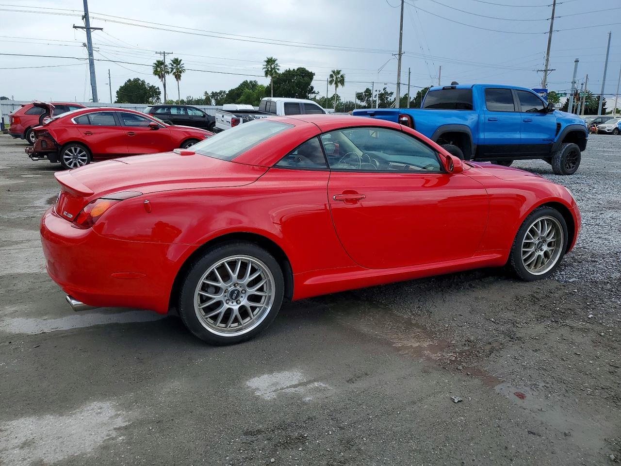 2005 Lexus Sc 430 Red vin: JTHFN48YX50064002