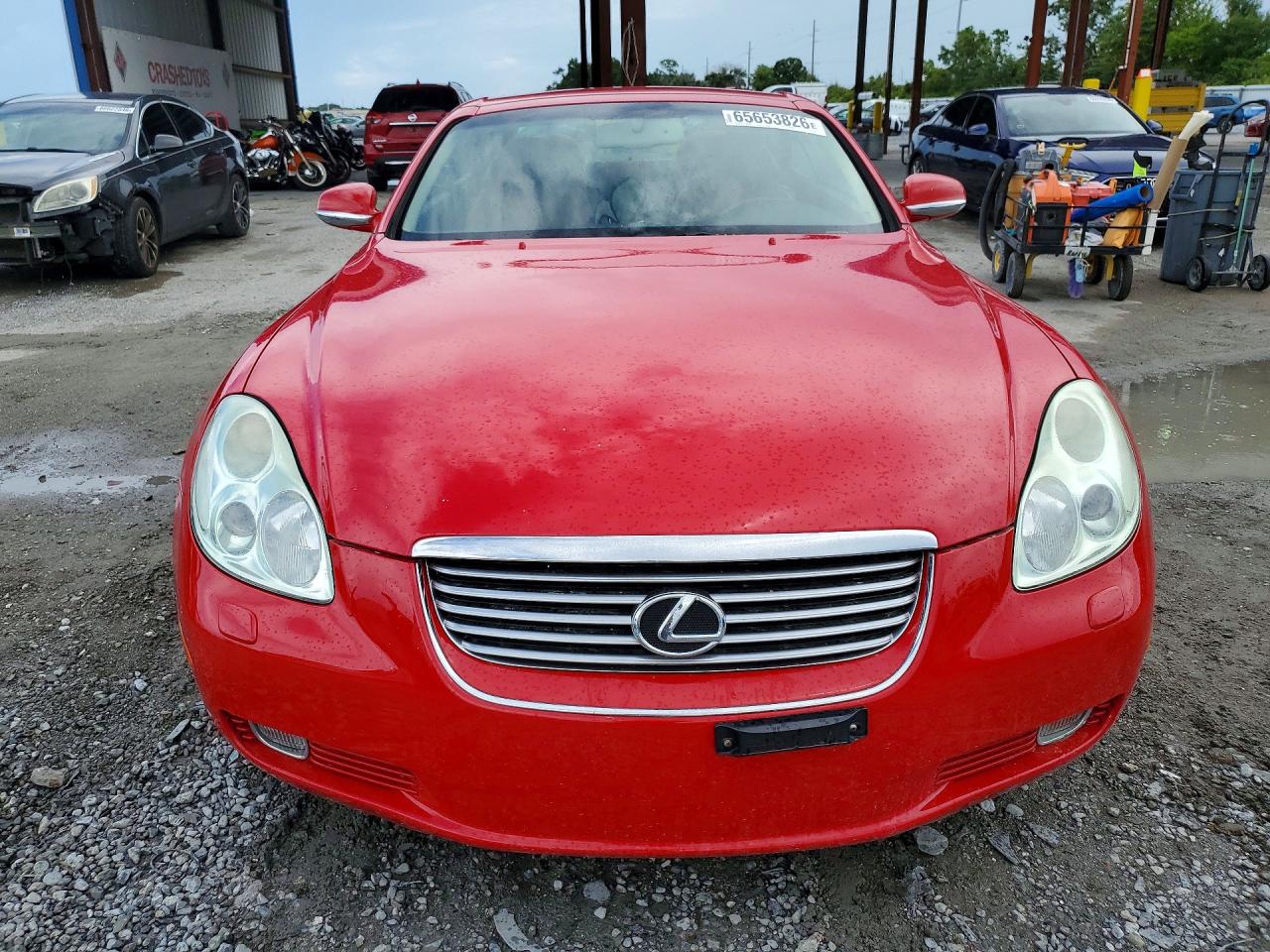 2005 Lexus Sc 430 Red vin: JTHFN48YX50064002