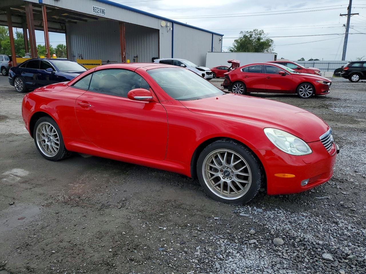 2005 Lexus Sc 430 Red vin: JTHFN48YX50064002