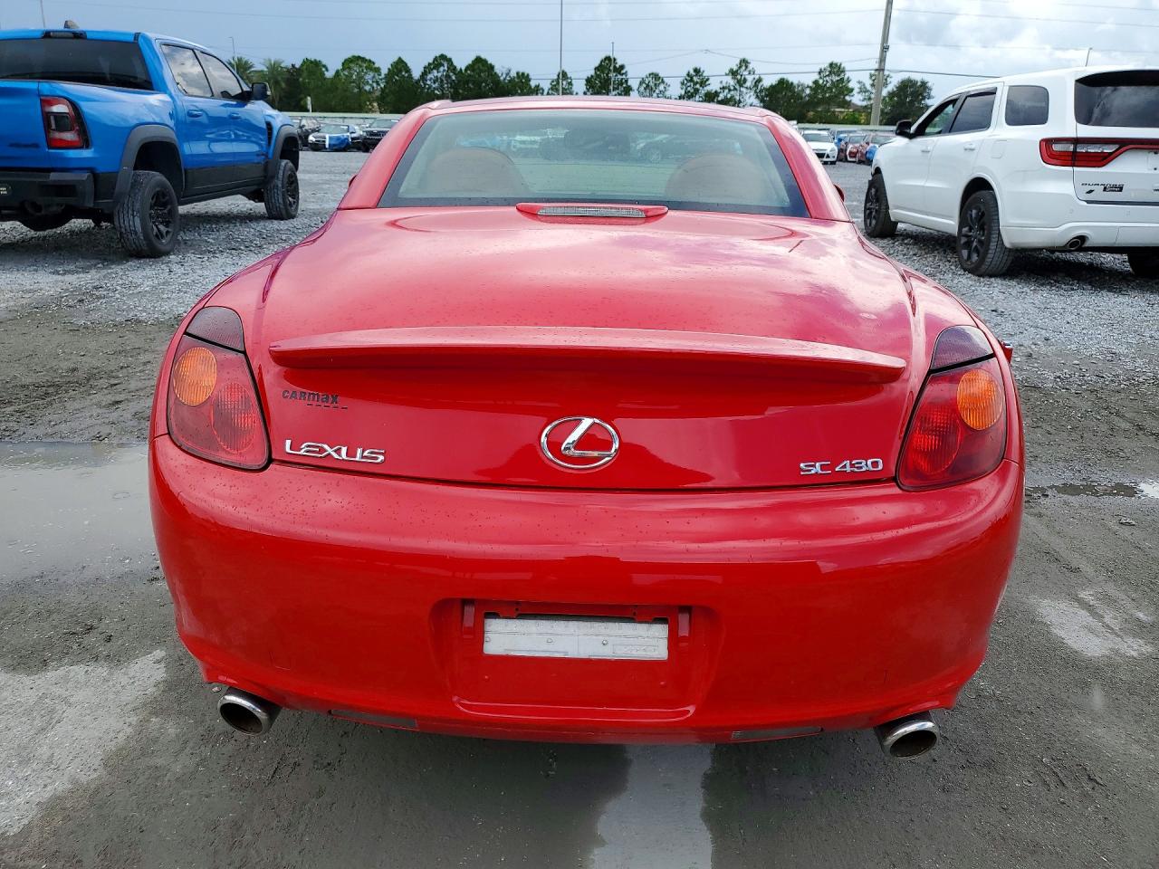 2005 Lexus Sc 430 Red vin: JTHFN48YX50064002