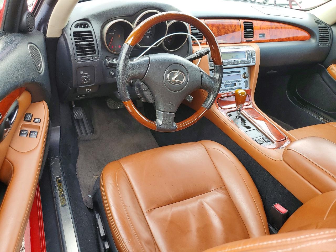 2005 Lexus Sc 430 Red vin: JTHFN48YX50064002