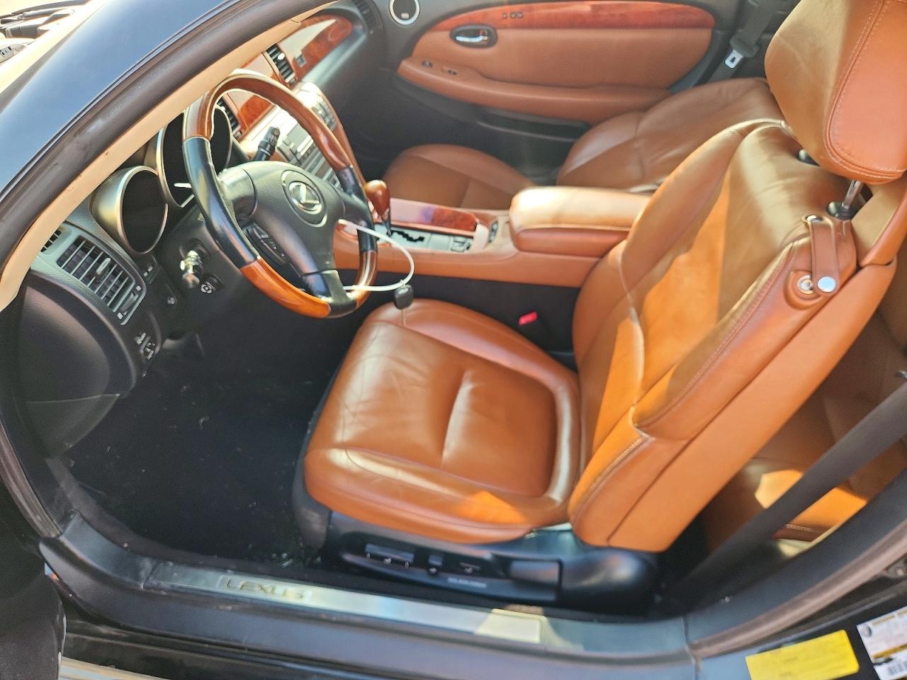 2005 Lexus Sc 430 Black vin: JTHFN48YX50069426