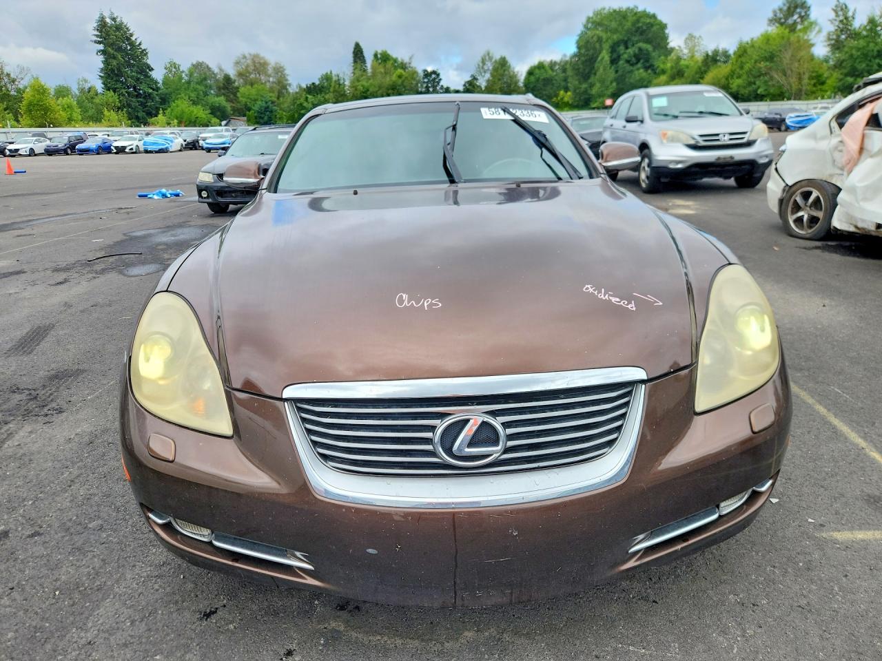 2006 Lexus Sc 430 Brown vin: JTHFN48YX69002354