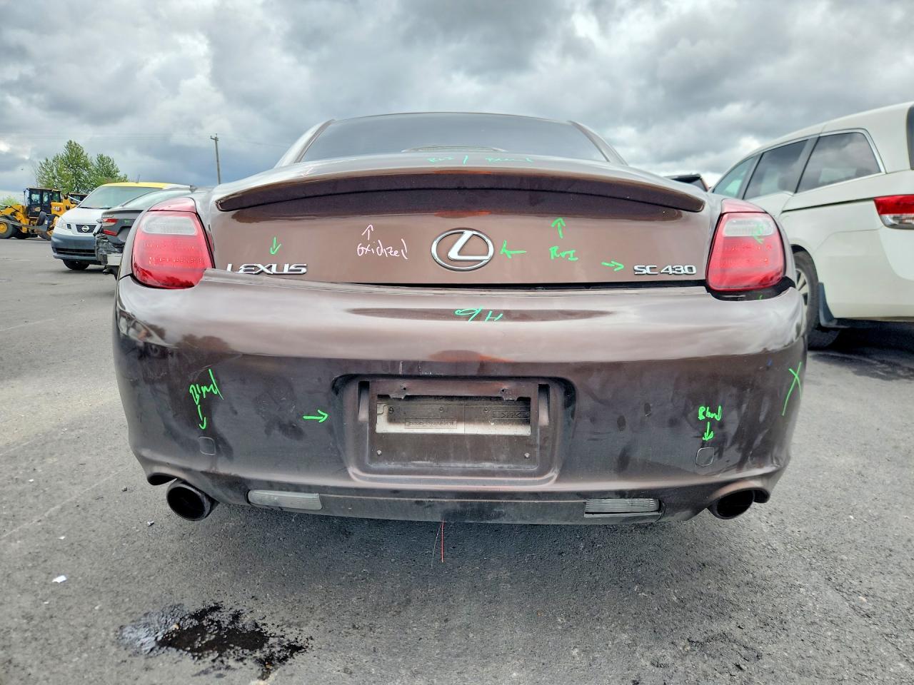 2006 Lexus Sc 430 Brown vin: JTHFN48YX69002354