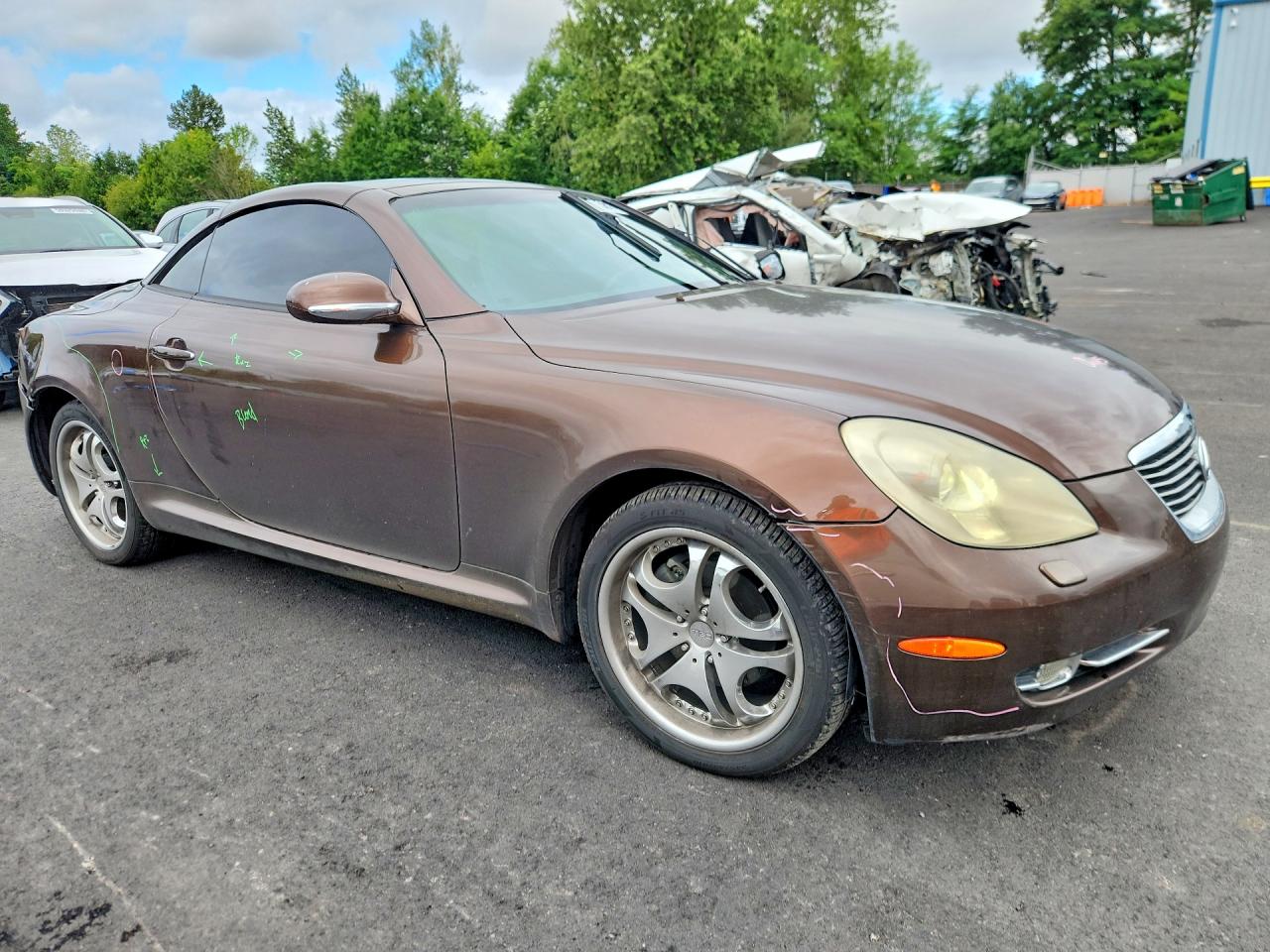 2006 Lexus Sc 430 Brown vin: JTHFN48YX69002354