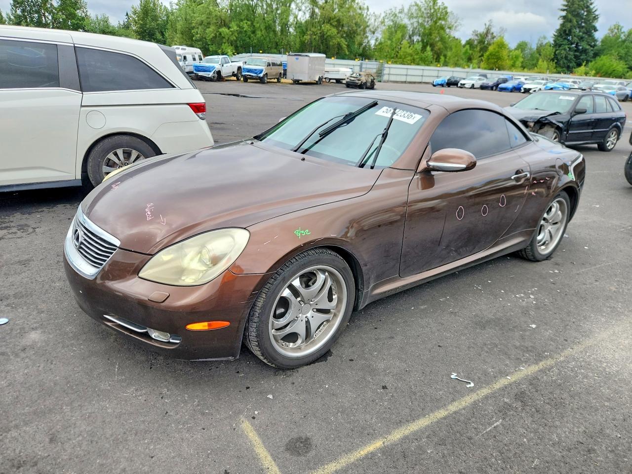 2006 Lexus Sc 430 Brown vin: JTHFN48YX69002354