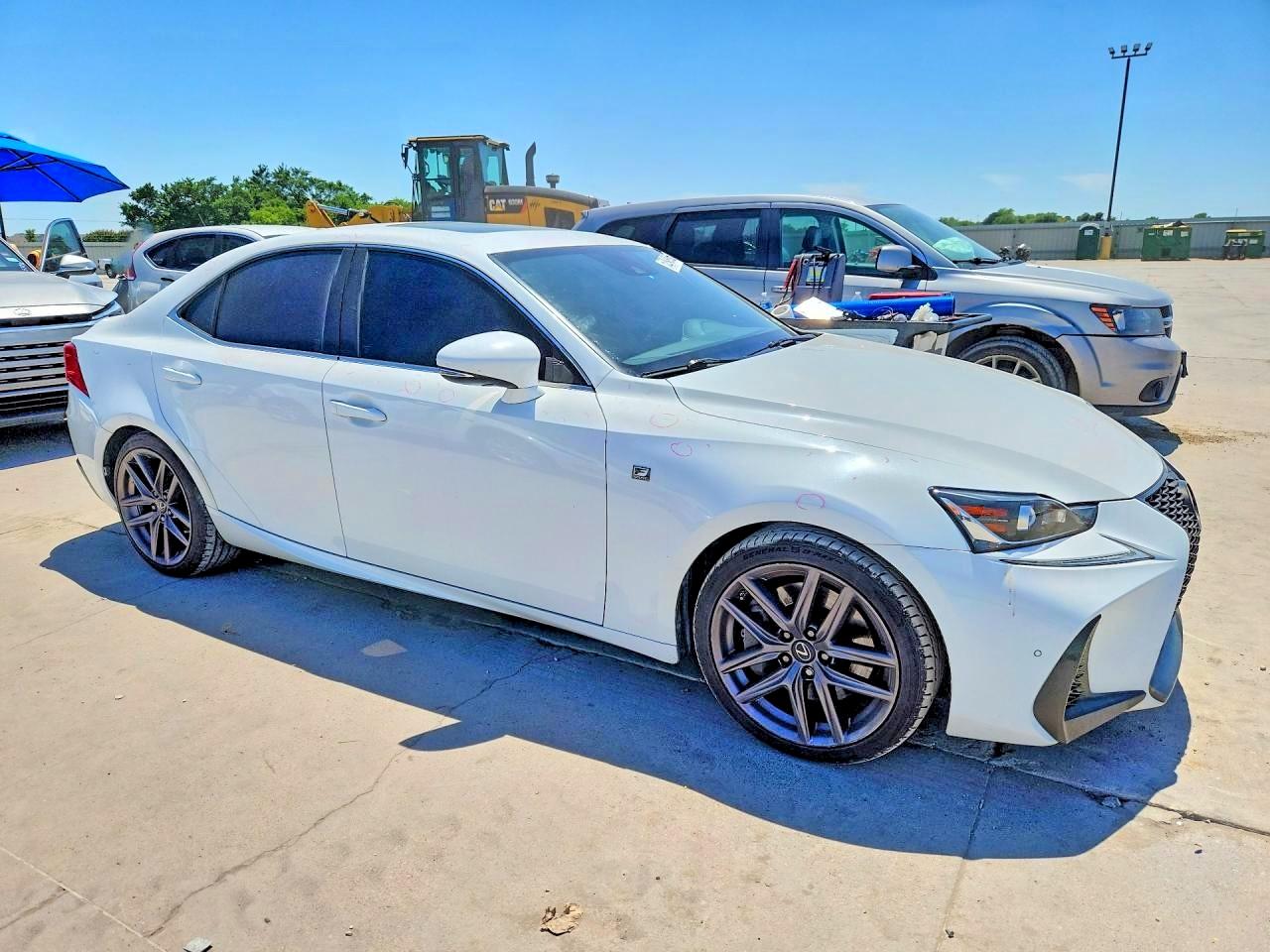 2020 Lexus Is 300 F Sport White vin: JTHGA1D2XL5103364
