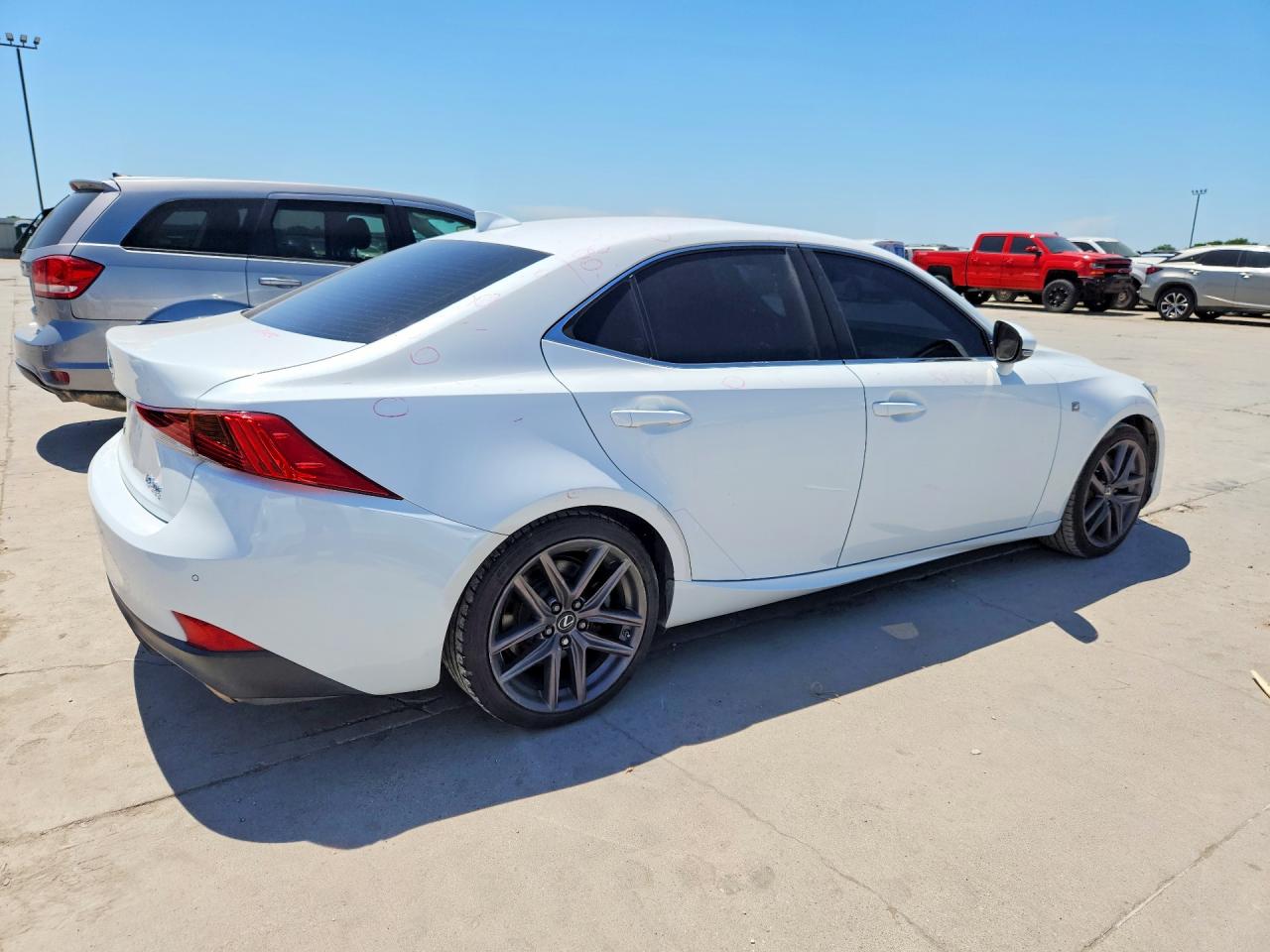 2020 Lexus Is 300 F Sport White vin: JTHGA1D2XL5103364