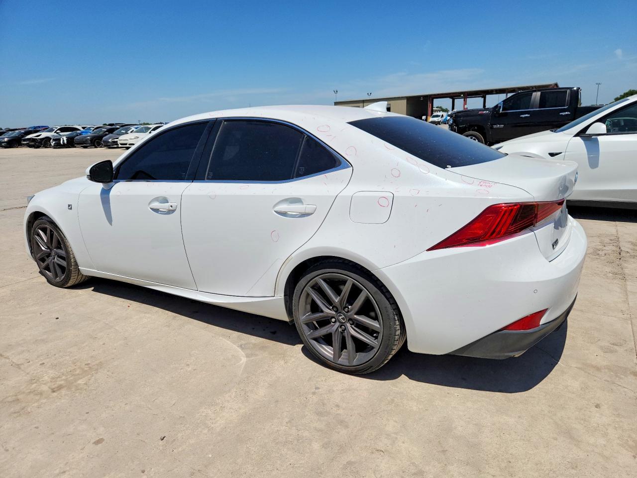2020 Lexus Is 300 F Sport White vin: JTHGA1D2XL5103364