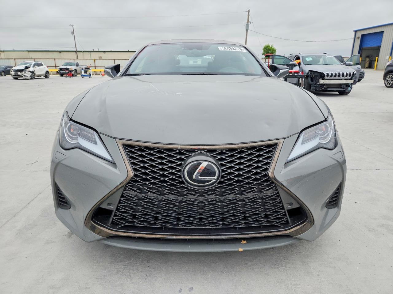 2023 Lexus Rc 300 F Sport Gray vin: JTHGA5BC6P5012519
