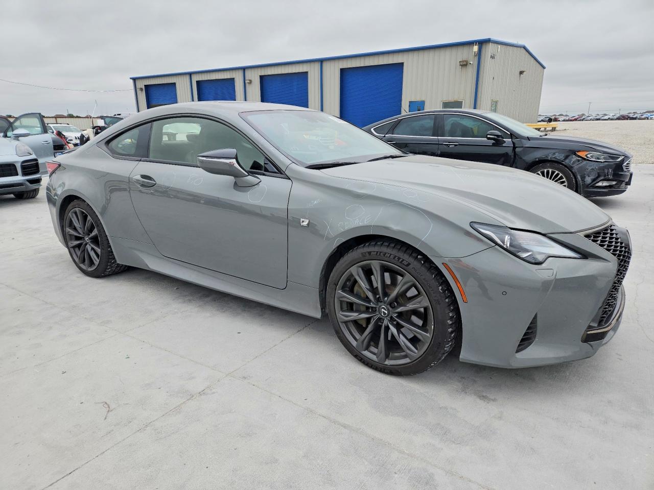 2023 Lexus Rc 300 F Sport Gray vin: JTHGA5BC6P5012519