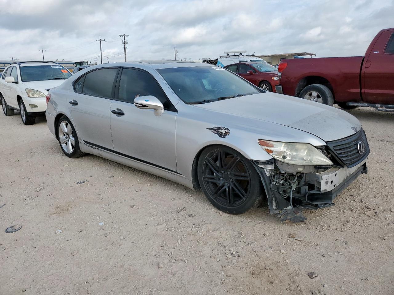 2010 Lexus Ls 460l Silver vin: JTHGL1EF3A5037300