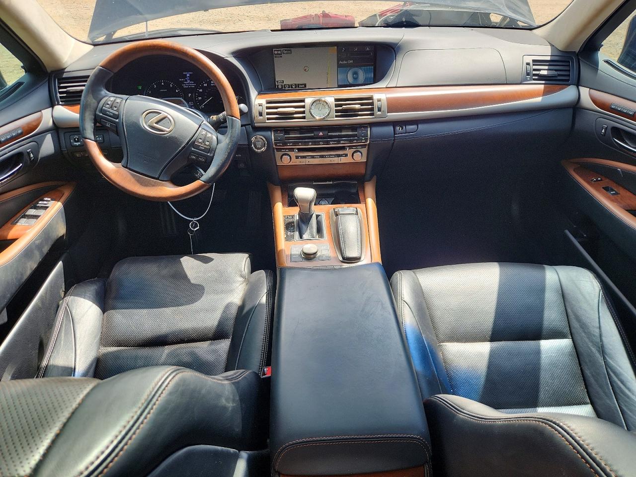 2015 Lexus Ls 460l Black vin: JTHGL1EF3F5055142