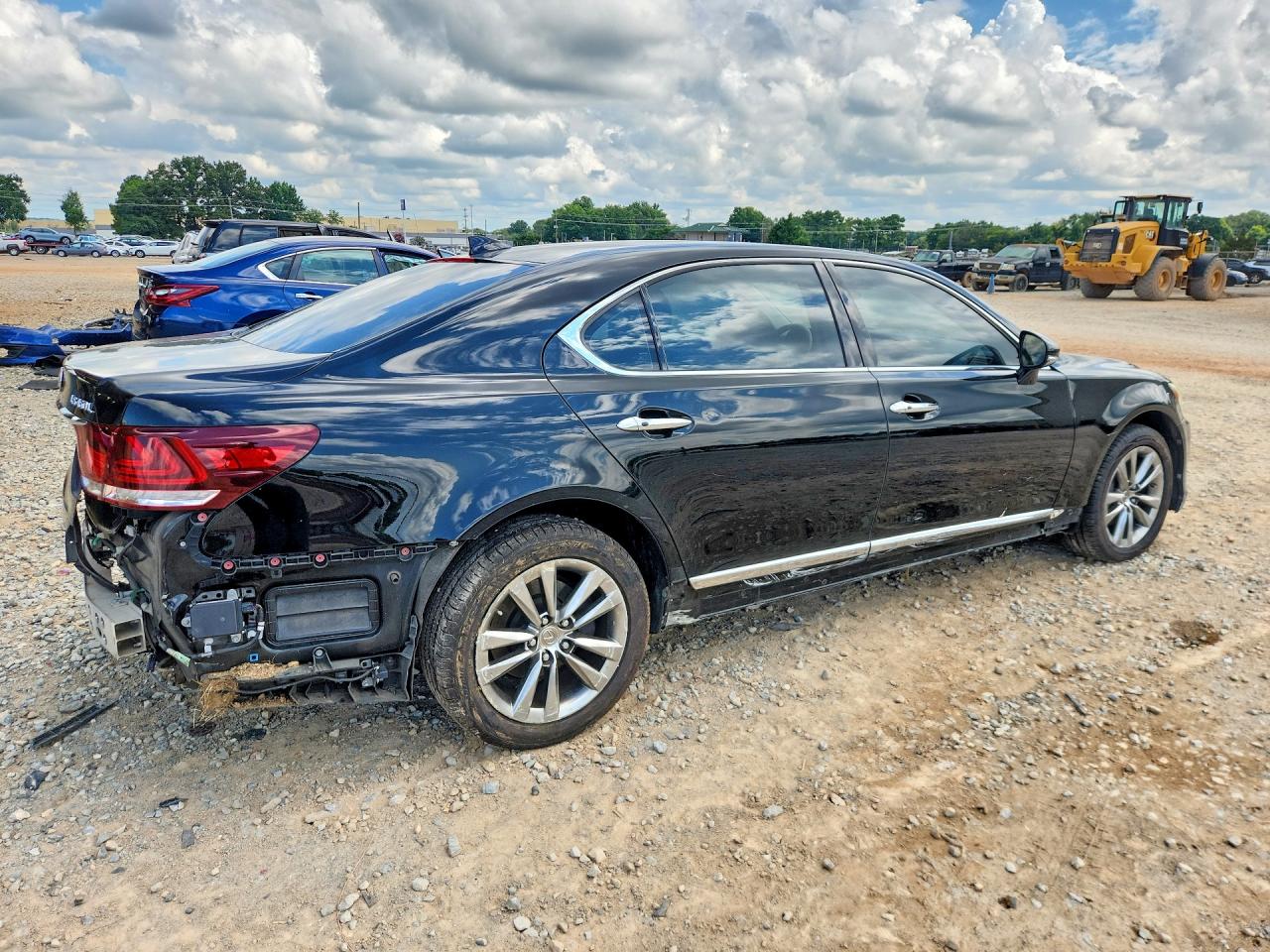 2015 Lexus Ls 460l Black vin: JTHGL1EF3F5055142
