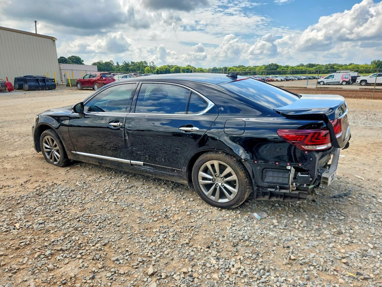 2015 Lexus Ls 460l Black vin: JTHGL1EF3F5055142