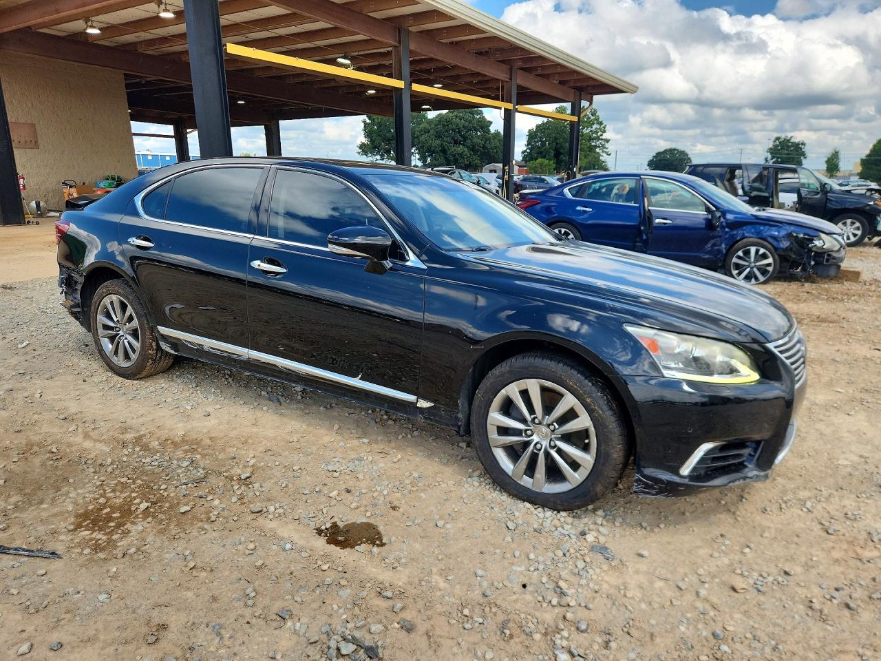 2015 Lexus Ls 460l Black vin: JTHGL1EF3F5055142