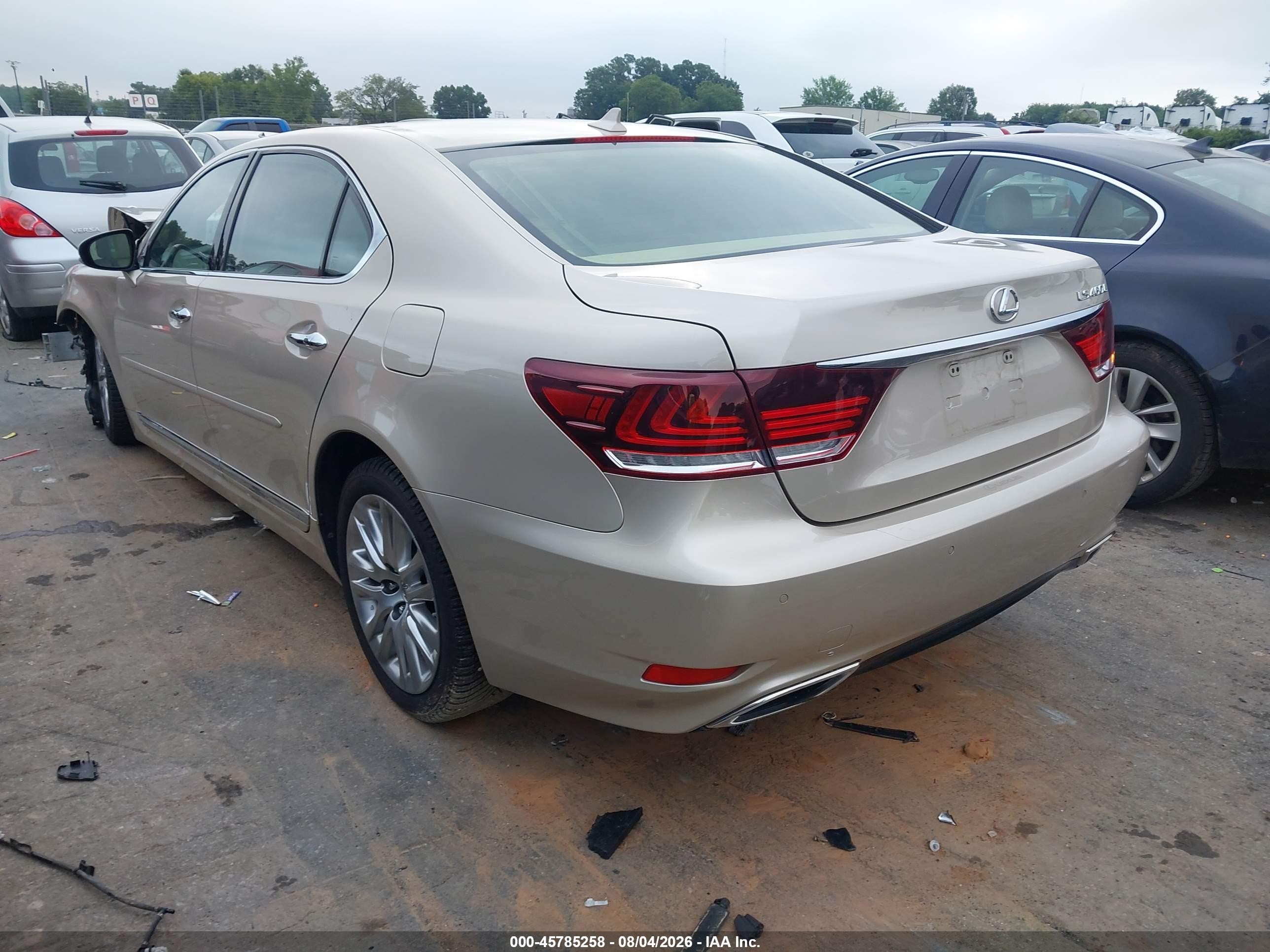 2013 Lexus Ls 460 L Champagne vin: JTHGL1EF4D5048374