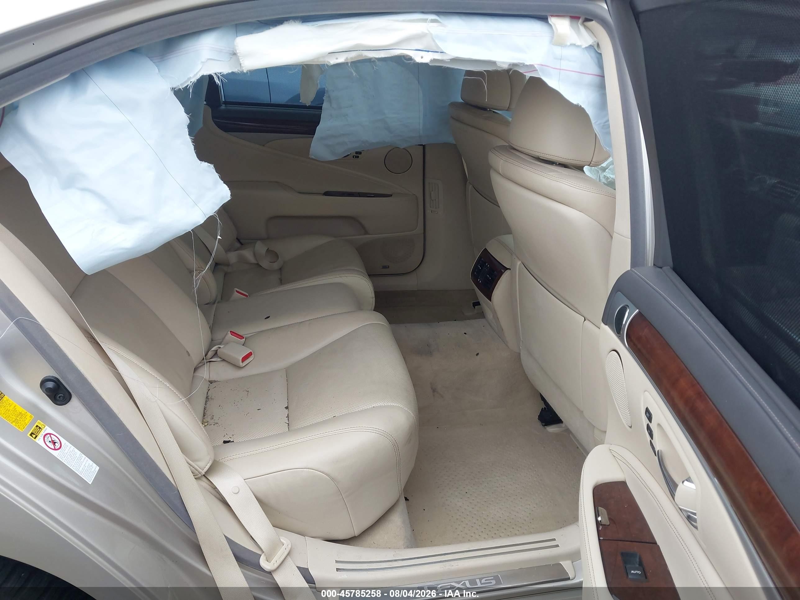 2013 Lexus Ls 460 L Champagne vin: JTHGL1EF4D5048374