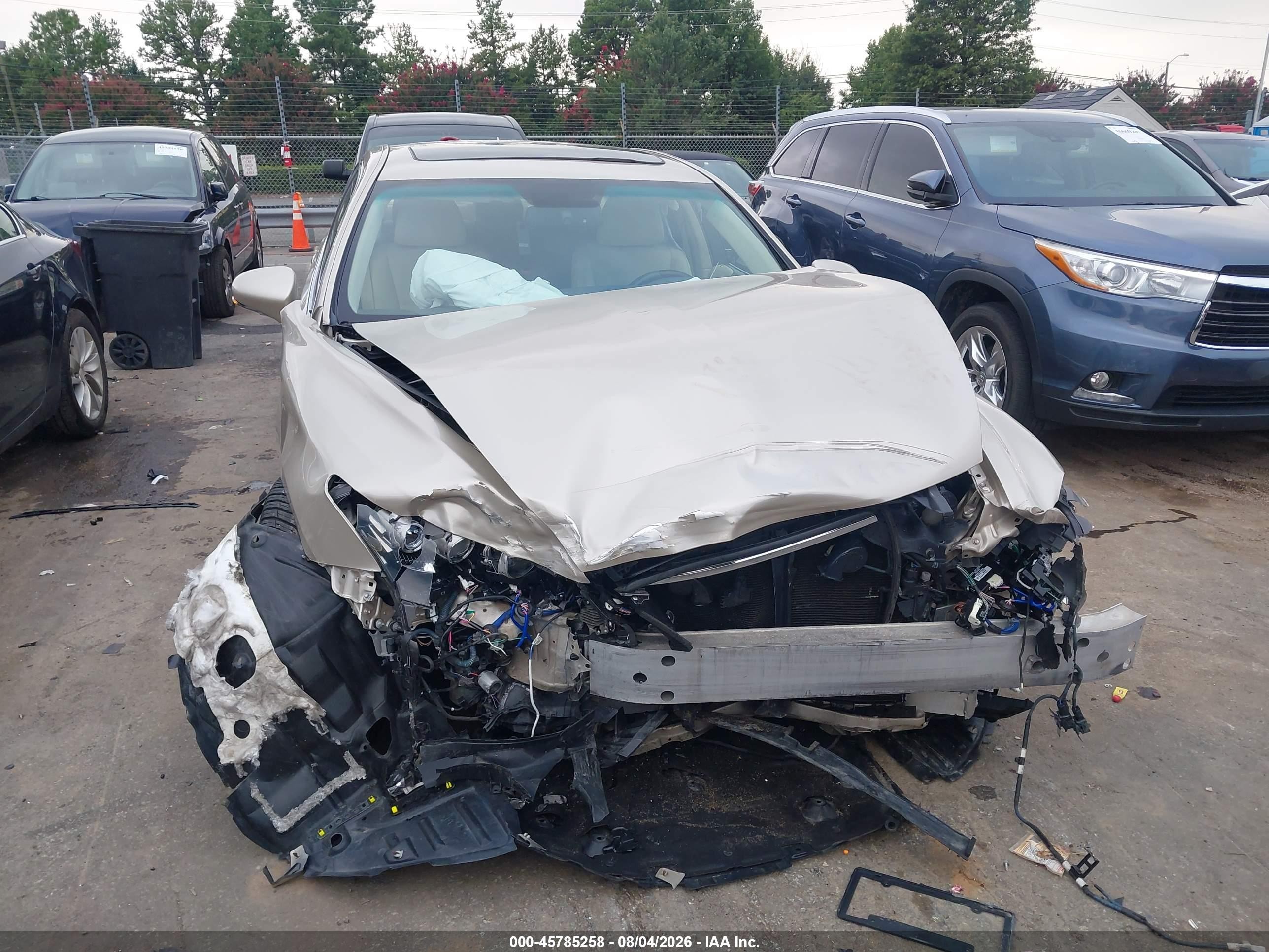 2013 Lexus Ls 460 L Champagne vin: JTHGL1EF4D5048374