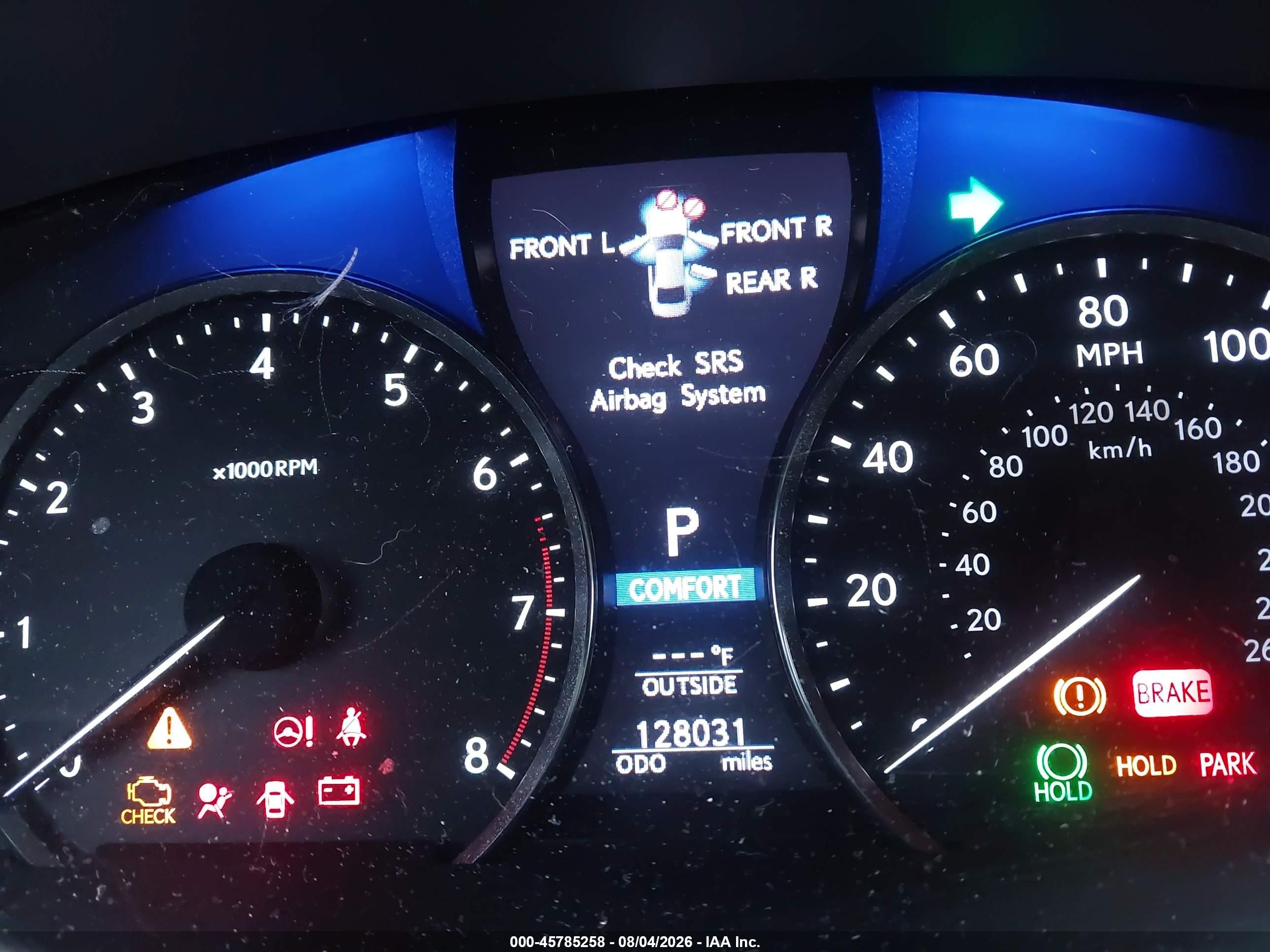 2013 Lexus Ls 460 L Champagne vin: JTHGL1EF4D5048374