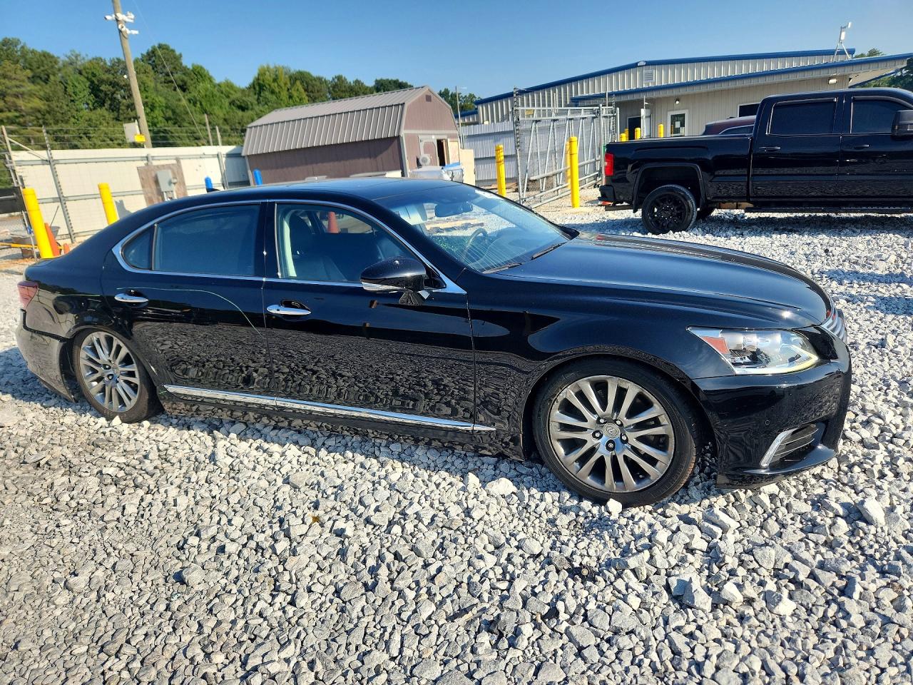 2017 Lexus Ls 460l Черный vin: JTHGL1EF8H5057567