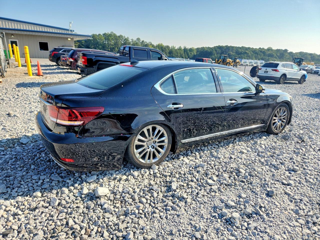 2017 Lexus Ls 460l Черный vin: JTHGL1EF8H5057567