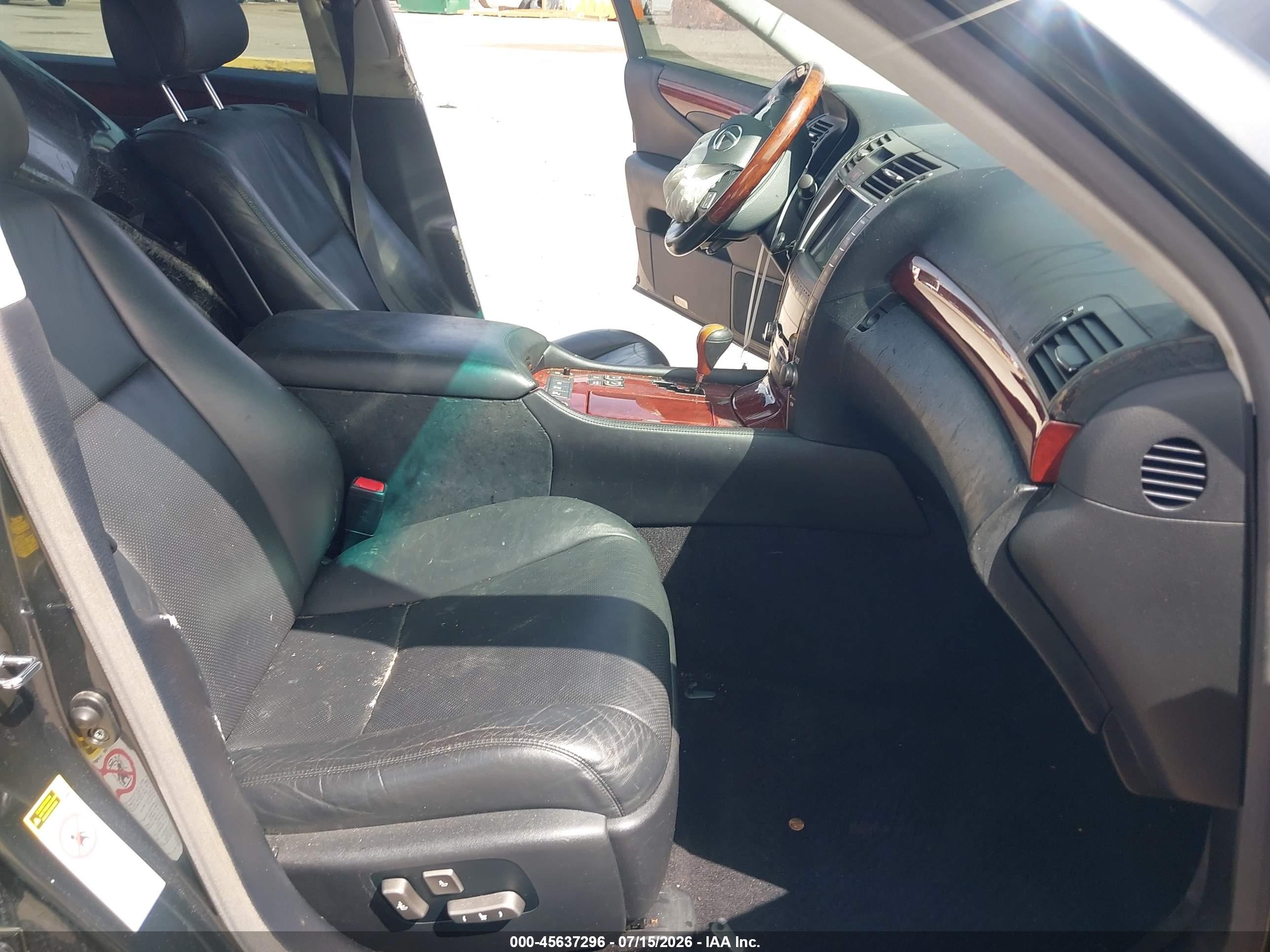 2007 Lexus Ls 460 L Gray vin: JTHGL46F075002075