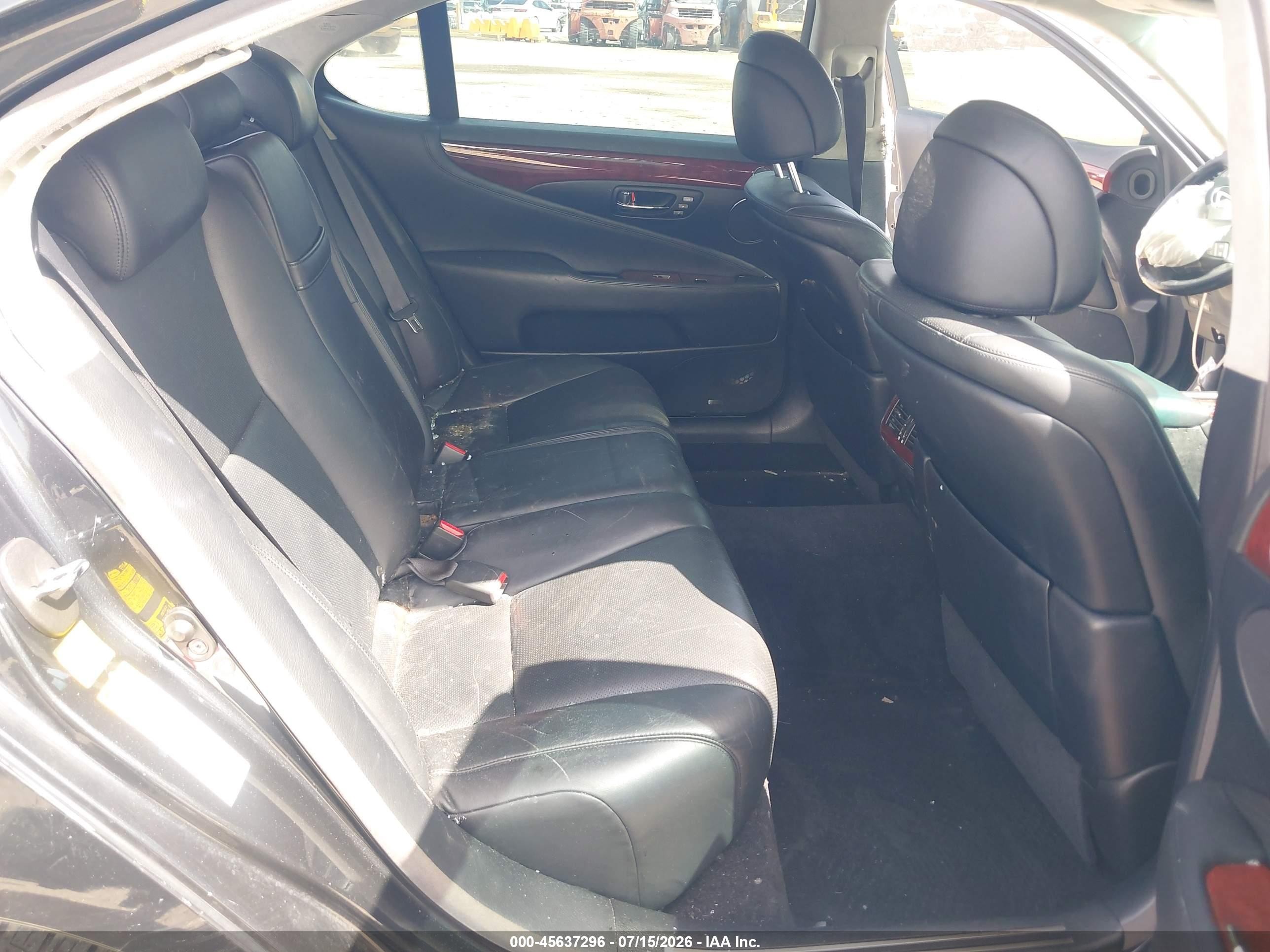 2007 Lexus Ls 460 L Gray vin: JTHGL46F075002075