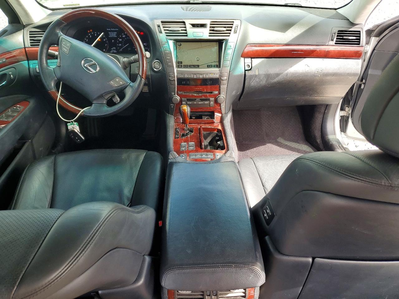 2007 Lexus Ls 460l Silver vin: JTHGL46F075009494
