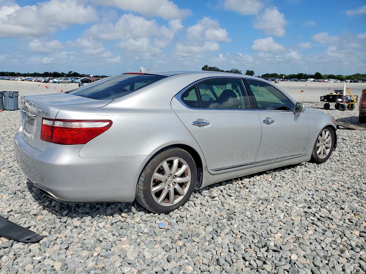 2007 Lexus Ls 460l Silver vin: JTHGL46F075009494