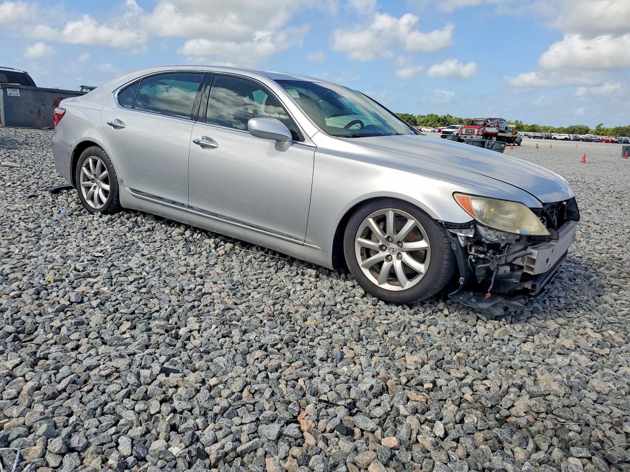 2007 Lexus Ls 460l Silver vin: JTHGL46F075009494