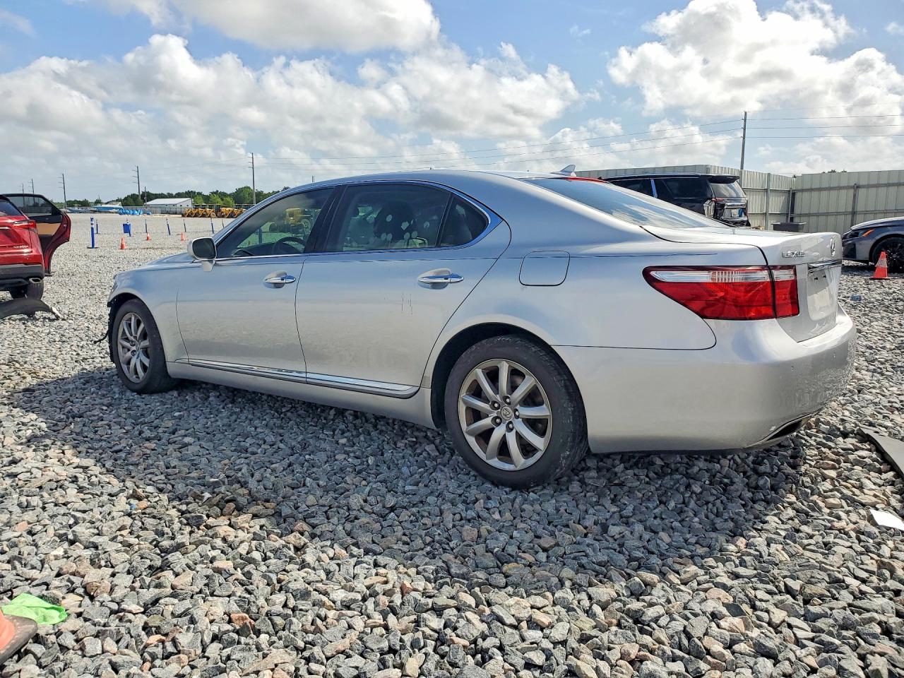 2007 Lexus Ls 460l Silver vin: JTHGL46F075009494