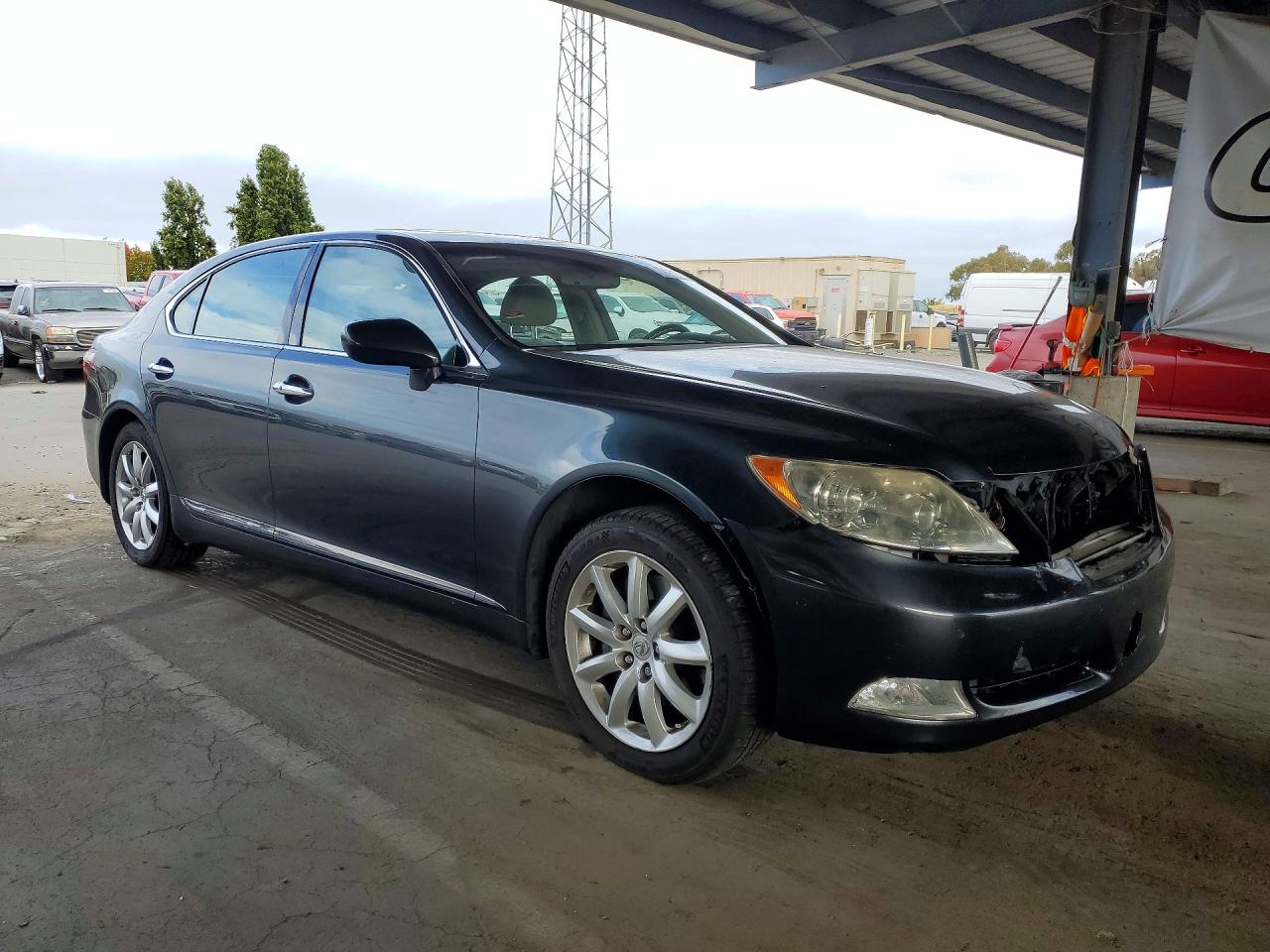 2009 Lexus Ls 460l Black vin: JTHGL46F095033538