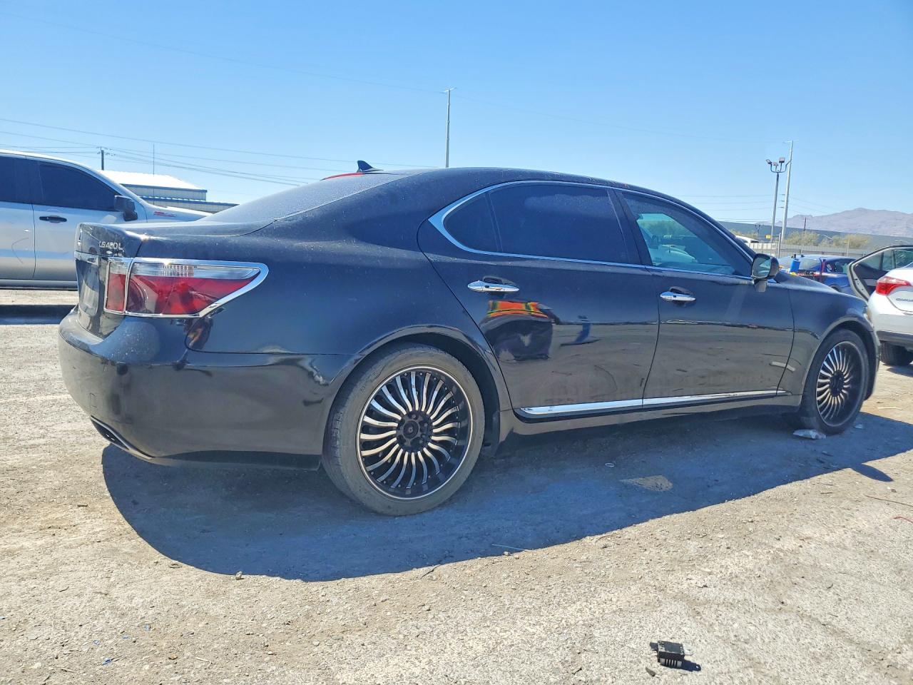 2007 Lexus Ls 460l Black vin: JTHGL46F175012744