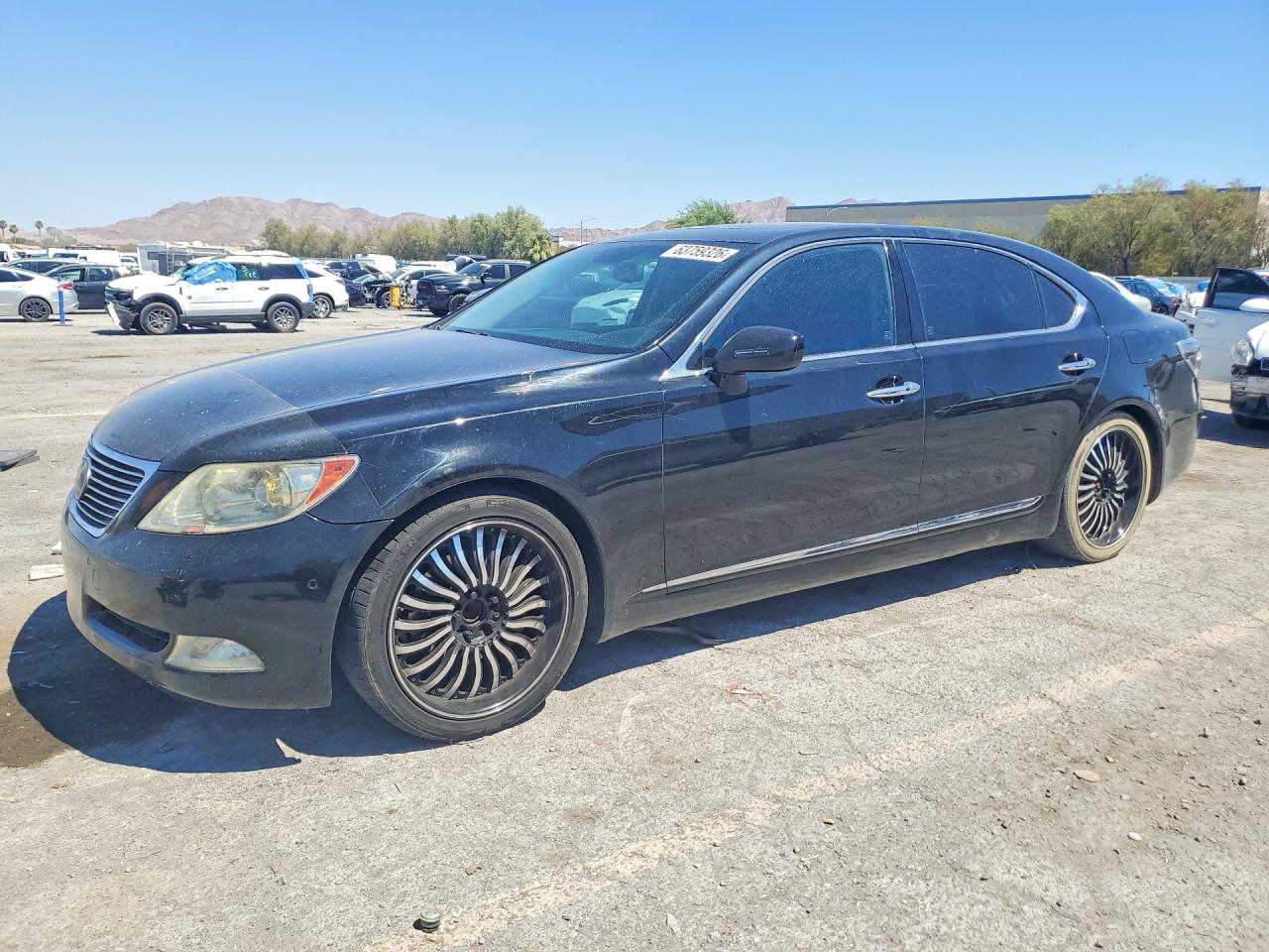 2007 Lexus Ls 460l Black vin: JTHGL46F175012744