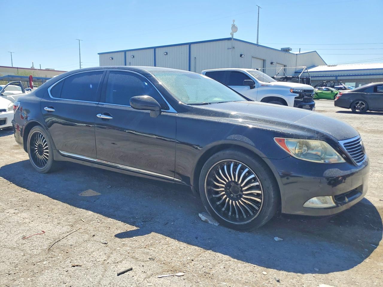 2007 Lexus Ls 460l Black vin: JTHGL46F175012744