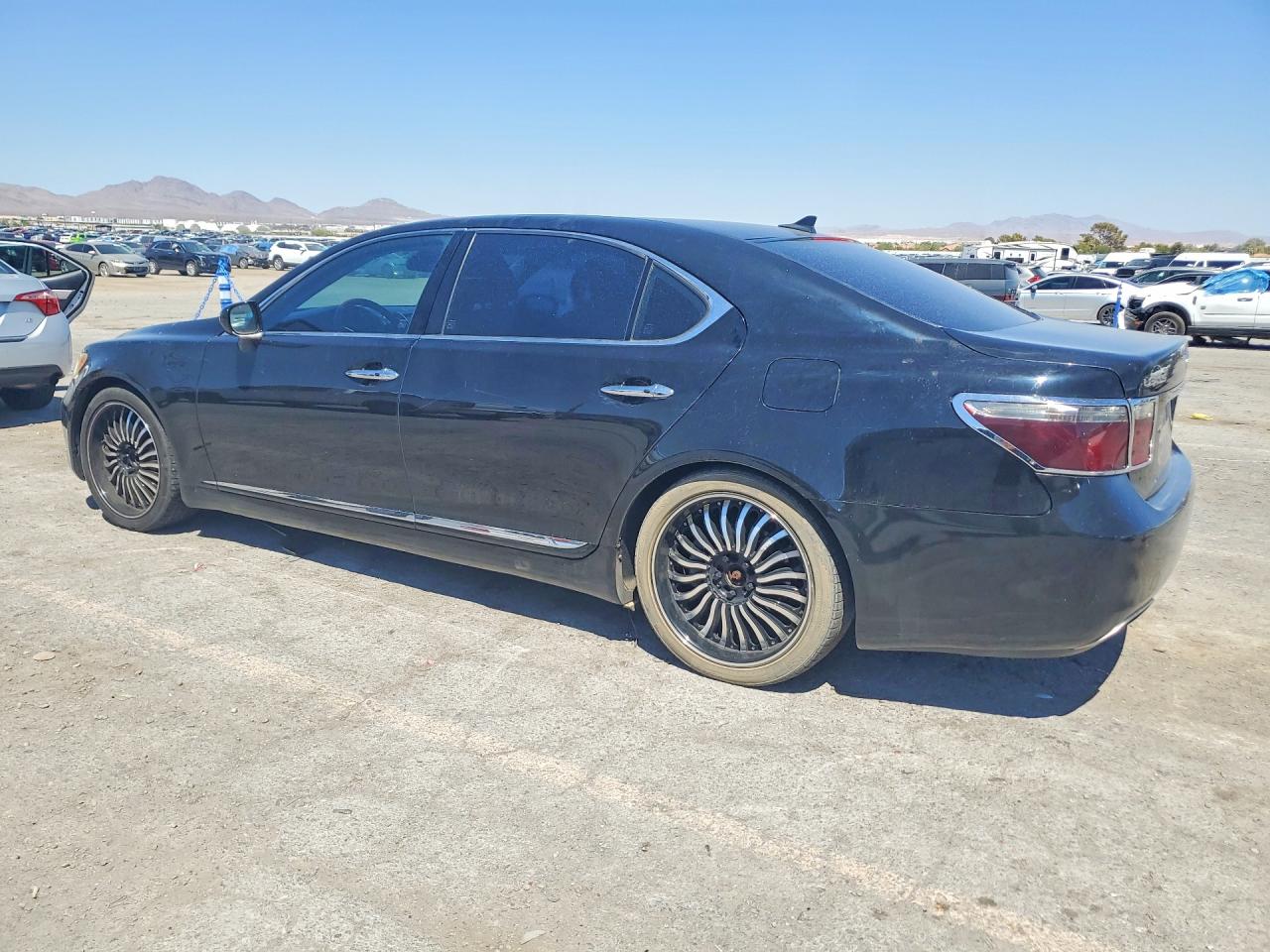 2007 Lexus Ls 460l Black vin: JTHGL46F175012744