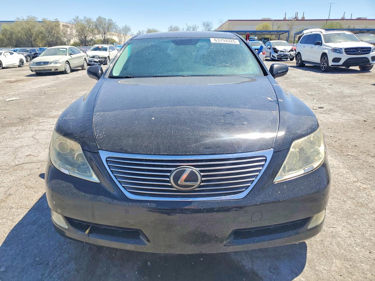 2007 Lexus Ls 460l Black vin: JTHGL46F175012744