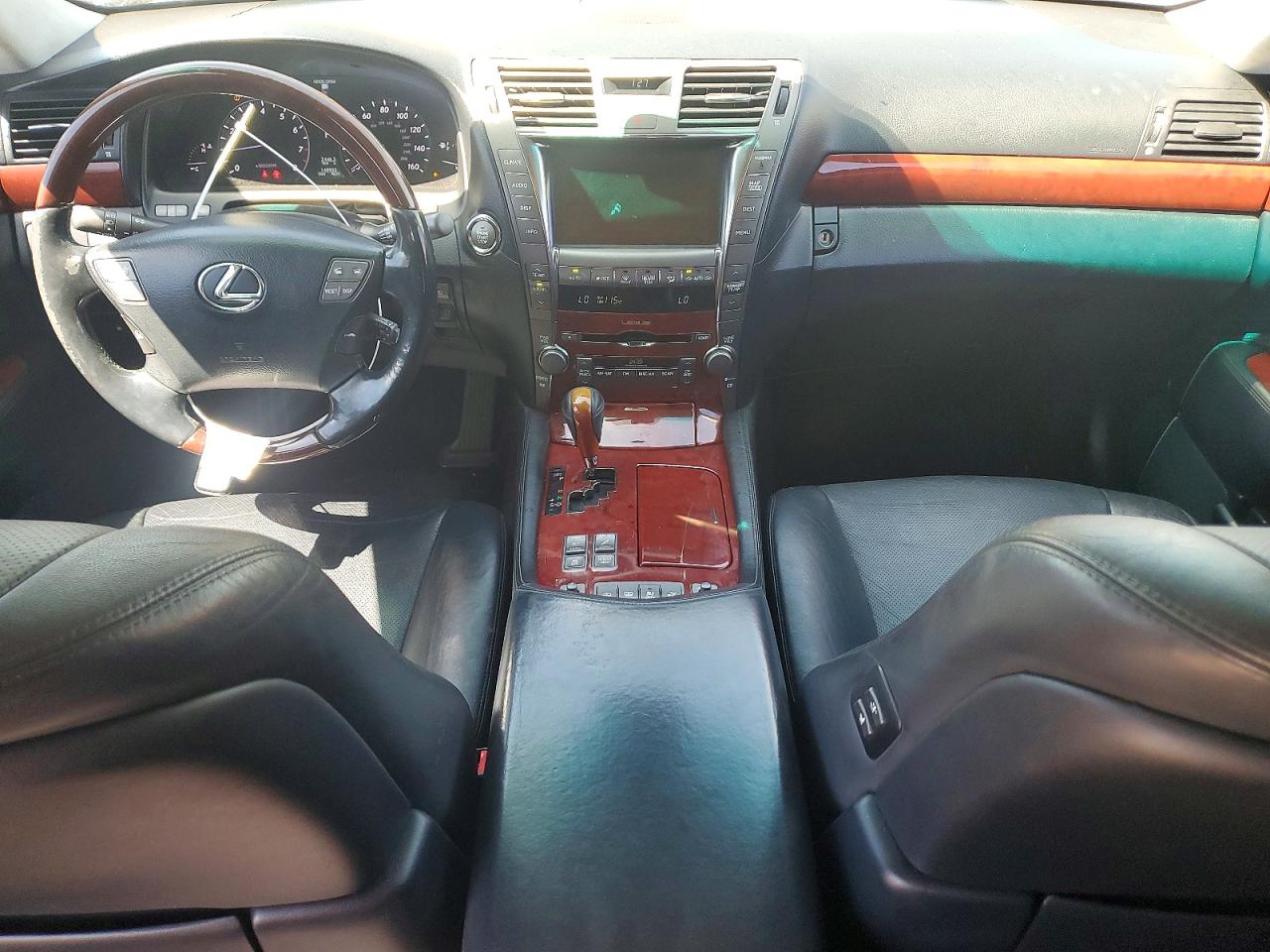 2007 Lexus Ls 460l Black vin: JTHGL46F175012744