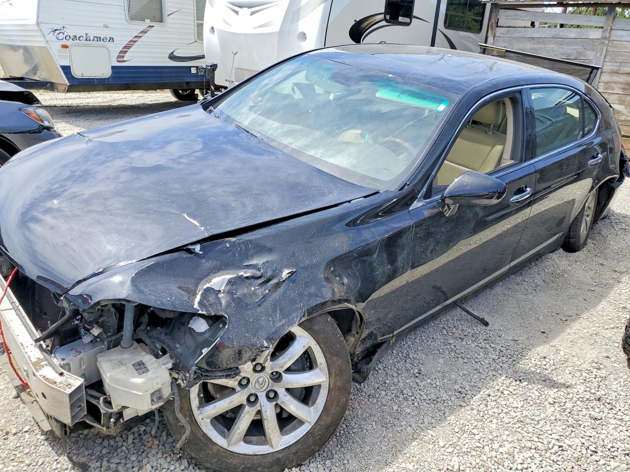 2007 Lexus Ls 460l Черный vin: JTHGL46F175015692
