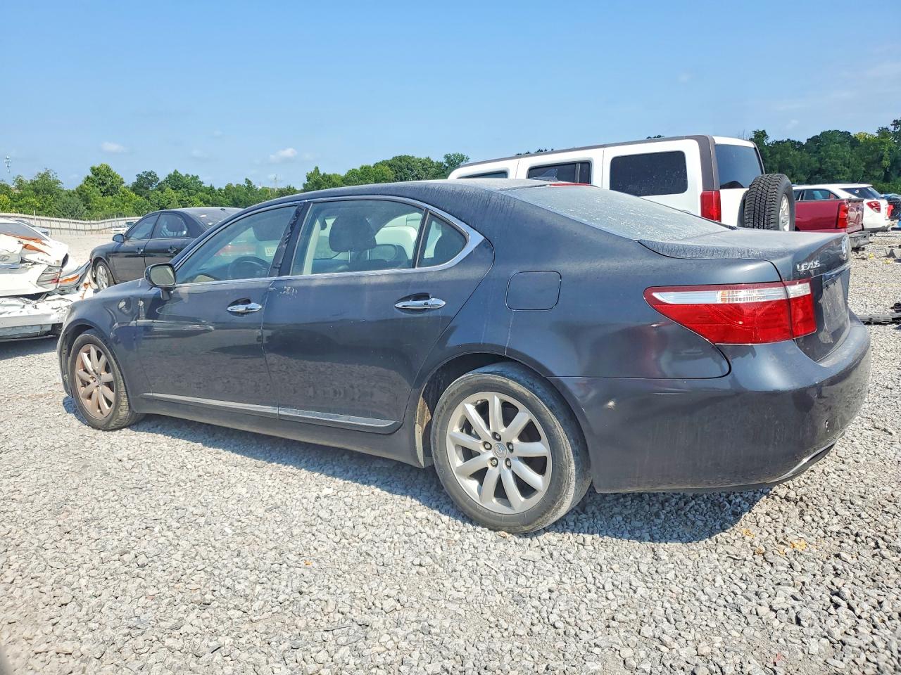 2008 Lexus Ls 460l Charcoal vin: JTHGL46F185028167