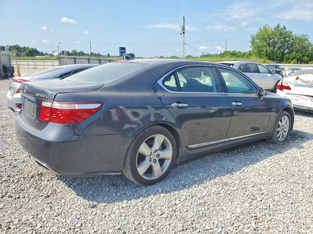 2008 Lexus Ls 460l Charcoal vin: JTHGL46F185028167
