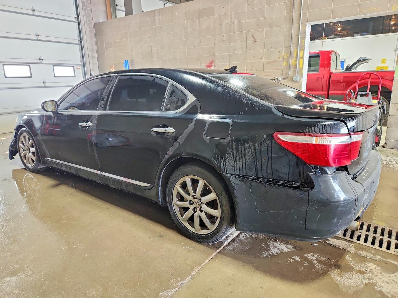 2009 Lexus Ls 460l Black vin: JTHGL46F195034746