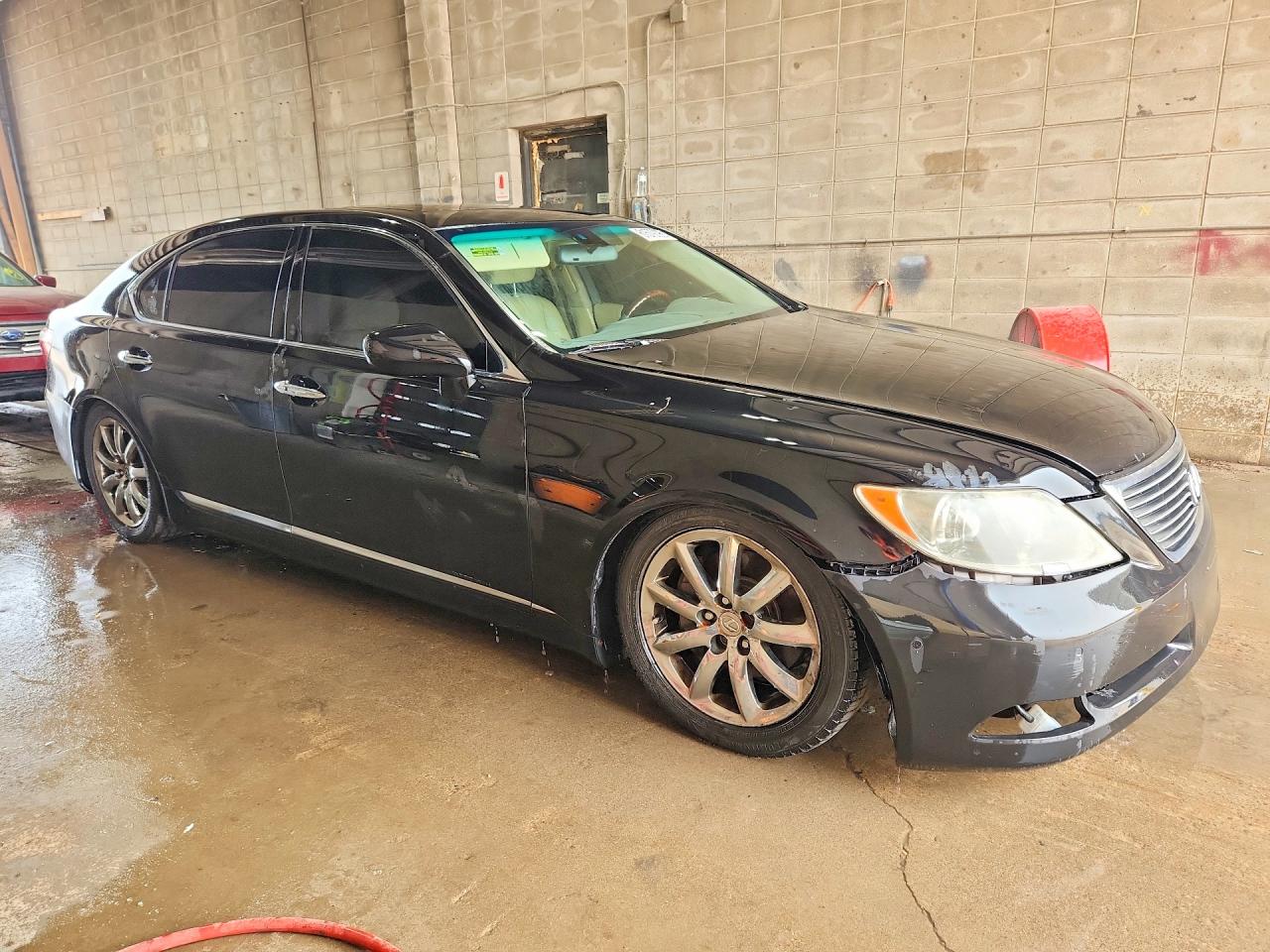 2009 Lexus Ls 460l Black vin: JTHGL46F195034746