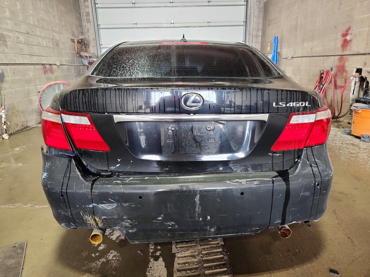 2009 Lexus Ls 460l Black vin: JTHGL46F195034746