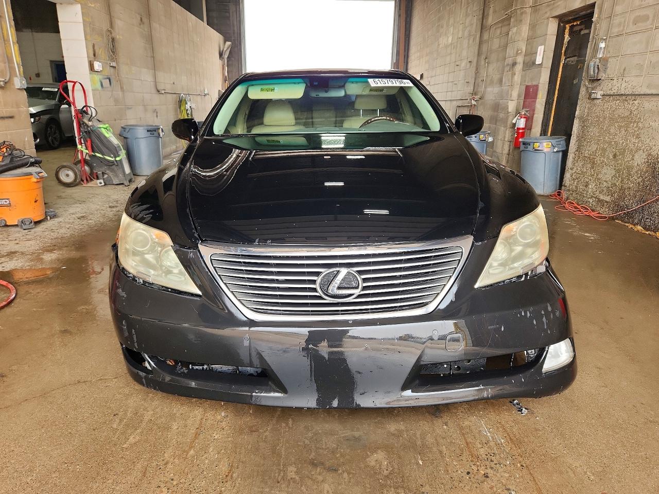 2009 Lexus Ls 460l Black vin: JTHGL46F195034746
