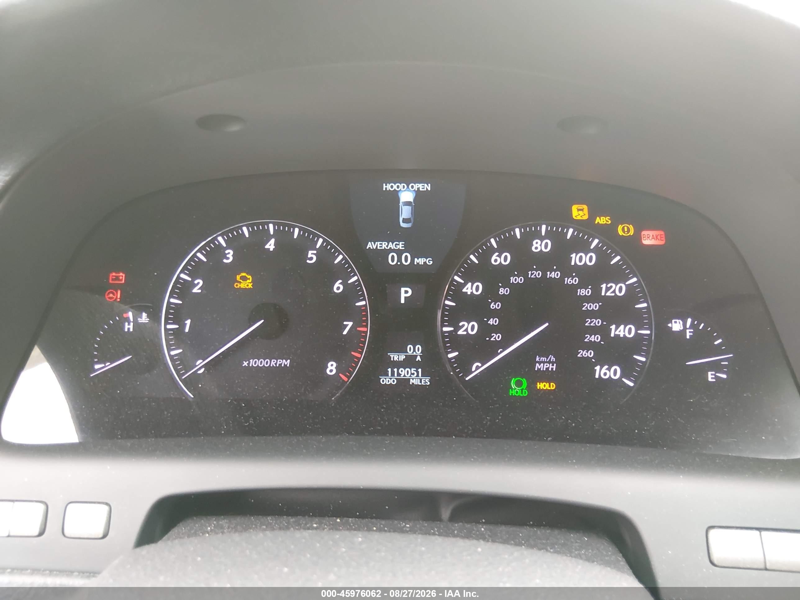 2007 Lexus Ls 460 L Silver vin: JTHGL46F275002191