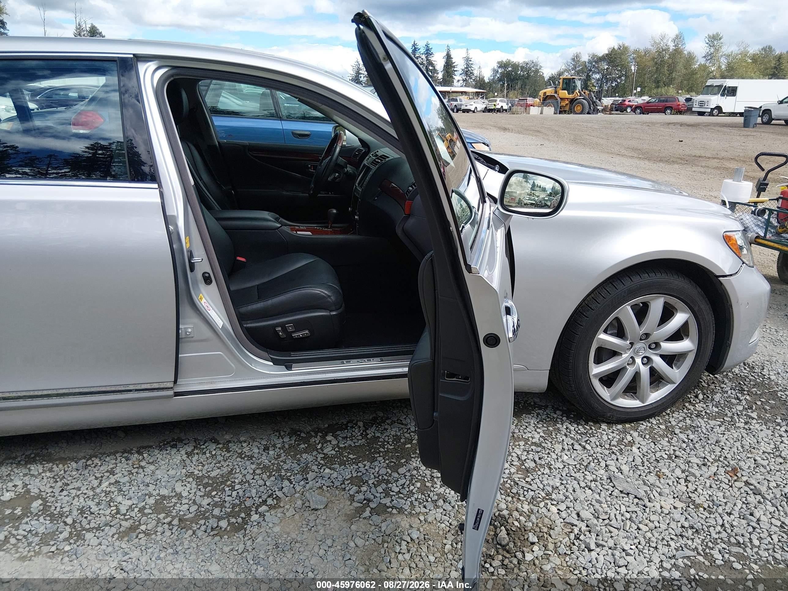 2007 Lexus Ls 460 L Silver vin: JTHGL46F275002191
